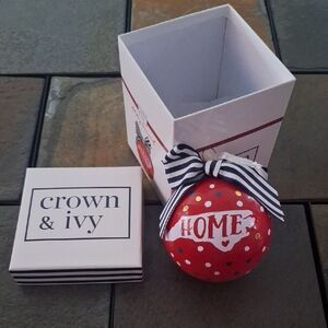 Crown And Ivy  North Carolina Ornament